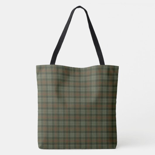Gunn Weathered Scottish Clan Tartan Canvas tas (Achterkant)