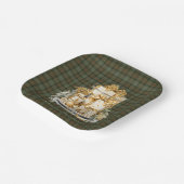 Gunn Weathered Tartan Christmas Paper Plates Papieren Bordje (Gebogen)