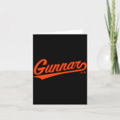 Gunnar Henderson Baltimore Text Baltimore Baseball Kaart (Voorkant)