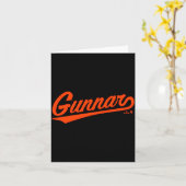 Gunnar Henderson Baltimore Text Baltimore Baseball Kaart (Gele Bloem)