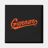Gunnar Henderson Baltimore Text Baltimore Baseball Magneet (Voorkant)