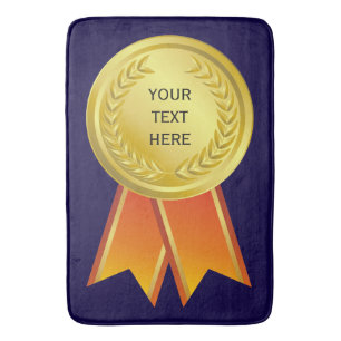 GUNNEN RIBBON Gold I + uw ruggengraat. en tekst Badmat