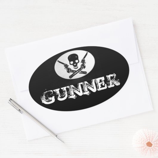 Gunner Sticker (Envelop)