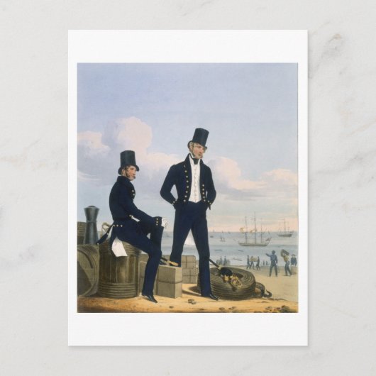 Gunners, Boatswains en Carpenters, bord 11 van Briefkaart (Voorkant)