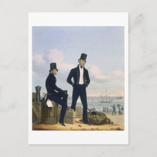 Gunners, Boatswains en Carpenters, bord 11 van Briefkaart