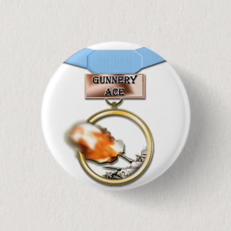 Gunnery Ace-knop Ronde Button 3,2 Cm
