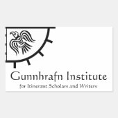 Gunnhrafn Institute Sticker (Voorkant)