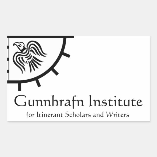 Gunnhrafn Institute Sticker (Voorkant)