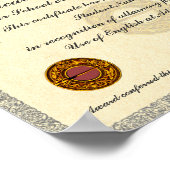 Gunning van het bewijs van aanstelling aan de Achi Poster (Hoek)