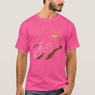 Gunning voor Katten Gewapende Zonnebril Pistool Ta T-shirt
