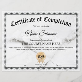 Gunningscursus voor certificaten van deelneming