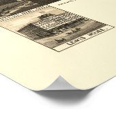 Gunnison, CO Panoramic Map - 1882 Poster (Hoek)