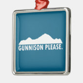 Gunnison Colorado alstublieft Metalen Ornament (Links)