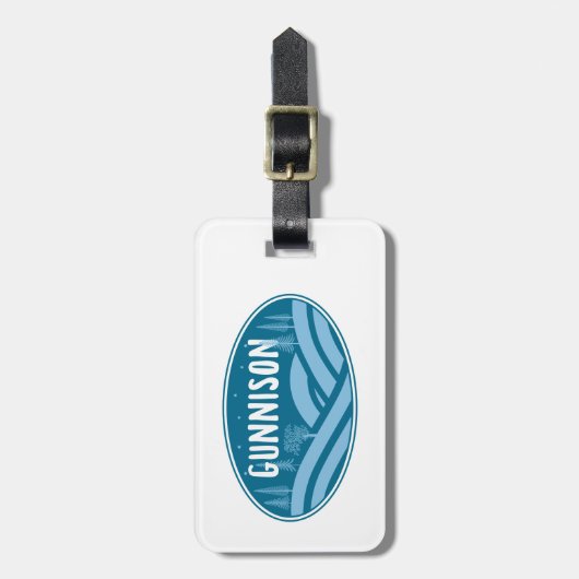 Gunnison Colorado buitenshuis Bagagelabel (Voorkant verticaal)