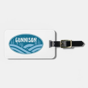 Gunnison Colorado Outdoors Bagagelabel