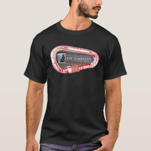 Gunnison Colorado Rock Beknopte Carabiner T-shirt