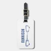 Gunnison Colorado Rock Climbing Quickdraw Bagagelabel (Voorkant verticaal)