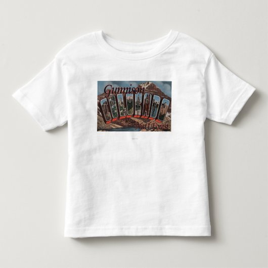 Gunnison Nat'l Forest, Colorado Kinder Shirts (Voorkant)