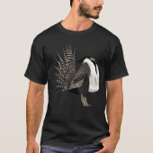 Gunnison Sage-Grouse (Steun de Vogelbescherming) T-shirt (Voorkant)