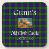 Gunn's Old Clyth Castle Coffee Co. Onderzetter (Voorkant)