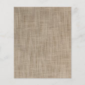 Gunny sack-achtergrond flyer (Voorkant)