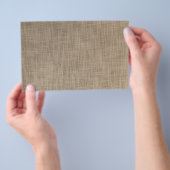 Gunny sack-achtergrond flyer (Hand)