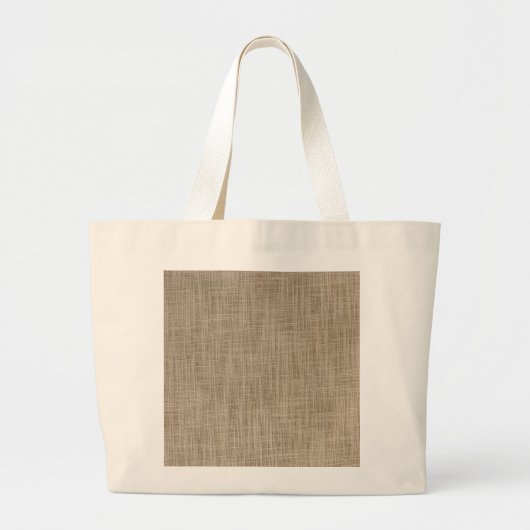 Gunny sack-achtergrond grote tote bag (Voorkant)