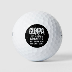 GUNPA Als een normale opa maar leuker en bezit Golfballen