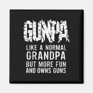 GUNPA Als een normale opa maar leuker en bezit Magneet