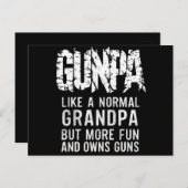 Gunpa als een normale opa, maar leuker en meer eig briefkaart (Voorkant / Achterkant)