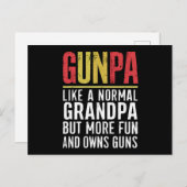 Gunpa als een normale opa, maar leuker en meer eig briefkaart (Voorkant / Achterkant)
