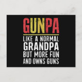Gunpa als een normale opa, maar leuker en meer eig briefkaart (Voorkant)