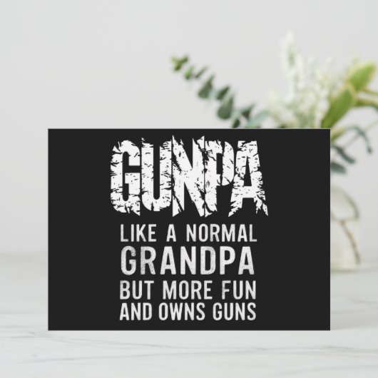 Gunpa als een normale opa, maar leuker en meer eig kaart (Staand voorkant)