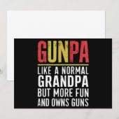 Gunpa als een normale opa, maar leuker en meer eig kaart (Voorkant / Achterkant)