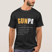 Gunpa Pistool Opa Nieuwigheid T-shirt (Voorkant)