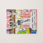 GunPlay Funny Cartoon Legpuzzel (Horizontaal)