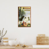 GUNPOWDER BEER HOND OUD Siberië Rusland Advert Poster (Keuken)