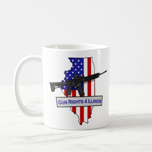 GunRights4Illinois Coffee Mok (Links)