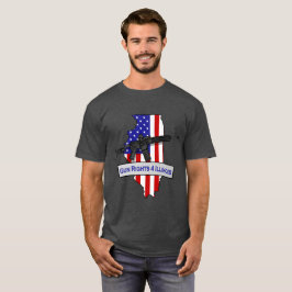 GunRights4Illinois Logo'd T Shirt