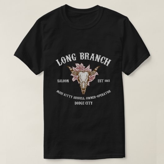 Gunrook Long Branch Saloon T-shirt (Design voorkant)