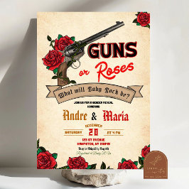 Guns and Roses Baby Rockstar Geslacht Reveal Kaart