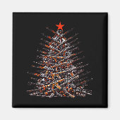 Guns Christmas Tree Funny Xmas 2025 For Gun Lover  Magneet (Voorkant)