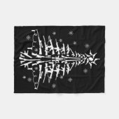 Guns Christmas Tree Xmas For Men Military  Fleece Deken (Voorkant (Horizontaal))