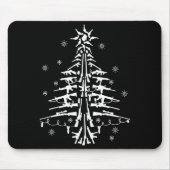 Guns Christmas Tree Xmas For Men Military  Muismat (Voorkant)