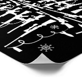 Guns Christmas Tree Xmas For Men Military  Poster (Hoek)