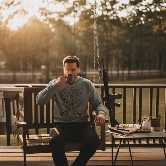 Guns & Coffee Tri-Blend Shirt