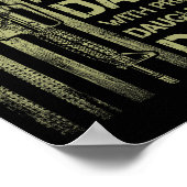 Guns Don't Kill People Dads With Pretty Daughters Poster (Hoek)