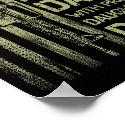 Guns Don't Kill People Dads With Pretty Daughters Poster (Hoek)