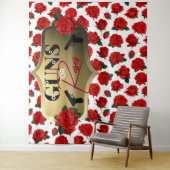 Guns of Rozen Geslacht Reveal Baby Shower Wandkleed (In situ)