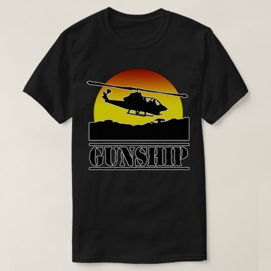 Gunship 1 t-shirt (Design voorkant)